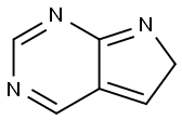 6H-Pyrrolo[2,3-d]pyrimidine (8CI,9CI) Struktur