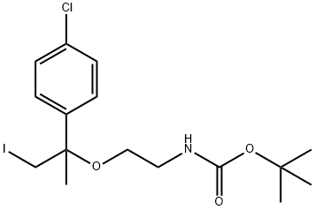 TERT-BUTYL 2-[1-(4-CHLOROPHENYL)-2-IODO-1-METHYLETHOXY]ETHYLCARBAMATE price.