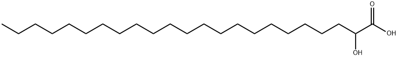 2-HYDROXYTRICOSANOIC ACID Struktur