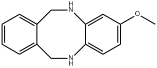 5,6,11,12-Tetrahydro-2-methoxydibenzo[b,f][1,4]diazocine Struktur