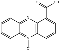 1-Phenazinecarboxylic acid 5-oxide Struktur