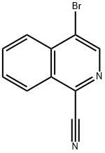 4-BROMO-ISOQUINOLINE-1-CARBONITRILE Struktur