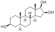 5alpha-Androstan-3beta,16beta,17beta-triol Struktur