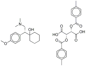 R-VENLAFAXINE-DI-P-TOLUOYL-D-TARTRATE SALT Struktur