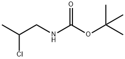 Carbamic acid, (2-chloropropyl)-, 1,1-dimethylethyl ester (9CI) Struktur