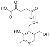 2-oxoglutaric acid, compound with 5-hydroxy-6-methylpyridine-3,4-dimethanol (1:1) price.