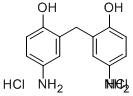 Bis(5-Amino-2-hydroxyphenyl)methan dihydrochloride Struktur