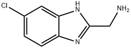 (6-CHLORO-1H-BENZO[D]IMIDAZOL-2-YL)METHANAMINE Structure