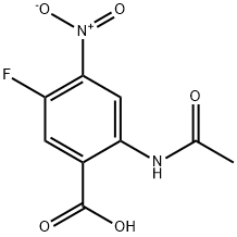 Benzoic acid, 2-(acetylaMino)-5-fluoro-4-nitro- Struktur