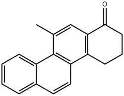 11-METHYL-1,2,3,4-TETRAHYDROCHRYSEN-1-ONE Struktur