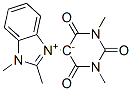 5-[(1,2-Dimethyl-1H-benzimidazol-3-ium)-3-yl]hexahydro-1,3-dimethyl-2,4,6-trioxopyrimidin-5-ide Struktur