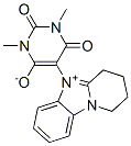 Pyrido[1,2-a]benzimidazolium, 1,2,3,4-tetrahydro-5-(1,2,3,4-tetrahydro -6-hydroxy-1,3-dimethyl-2,4-dioxo-5-pyrimidinyl)-, hydroxide, inner sa lt Struktur