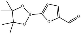 5-Formylfuran-2-boronic acid, pinacol ester Struktur