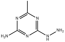 4-HYDRAZINO-6-METHYL-1,3,5-TRIAZIN-2-AMINE Struktur