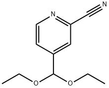 4-Diethoxymethyl-pyridine-2-carbonitrile Struktur