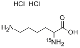 DL-LYSINE-ALPHA-15N DIHYDROCHLORIDE Struktur