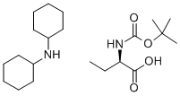 (R)-(2-BOC-AMINO)BUTYRIC ACID DICYCLOHEXYLAMINE SALT Structure