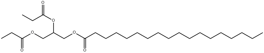 2,3-bis(1-oxopropoxy)propyl stearate Struktur