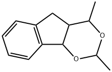 2,4-dimethyl-4,4a,5,9b-tetrahydroindeno[1,2-d]-1,3-dioxin Struktur