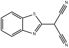 Propanedinitrile, 2-benzothiazolyl- (9CI) Struktur