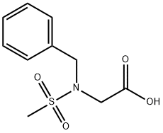 2-(N-benzylMethylsulfonaMido)acetic acid Struktur