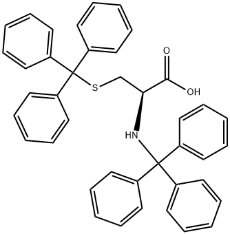 TRT-CYS(TRT)-OH Struktur