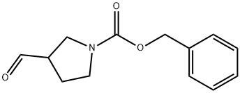 3-Formyl-pyrrolidine-1-carboxylicacidbenzylester Struktur