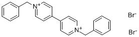 N,N'-Dibenzyl-4,4'-dipyridiniumdibromide Struktur