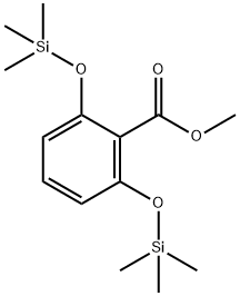 2,6-Bis[(trimethylsilyl)oxy]benzoic acid methyl ester Struktur