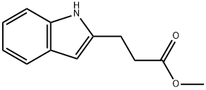 1H-Indole-2-propionic acid methyl ester Struktur