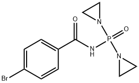 N-[Bis(1-aziridinyl)phosphinyl]-p-bromobenzamide Struktur