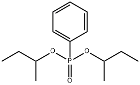 Phenylphosphonic acid bis(1-methylpropyl) ester Struktur