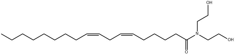 (6Z,9Z)-N,N-bis(2-hydroxyethyl)octadeca-6,9-dien-1-amide Struktur