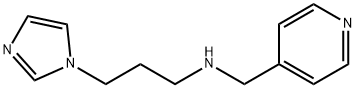 3-(1H-imidazol-1-yl)-N-(4-pyridinylmethyl)-1-propanamine Struktur