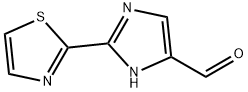 1H-Imidazole-4-carboxaldehyde,  2-(2-thiazolyl)-  (9CI) Struktur