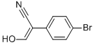 2-(4-Bromophenyl)-3-hydroxyacrylonitrile Struktur