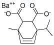 1-Methyl-4-isopropyl-1,4-ethano-5-cyclohexene-2,3-dicarboxylic acid barium salt Struktur