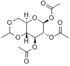 1,2,3-TRI-O-ACETYL-4,6-O-ETHYLIDENE-BETA-D-GLUCOPYRANOSE Structure