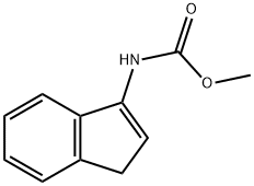 Carbamic  acid,  1H-inden-3-yl-,  methyl  ester  (9CI) Struktur