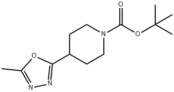 1-Boc-4-(5-Methyl-1,3,4-oxadiazol-2-yl)piperidine price.