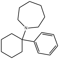 1-(1-phenylcyclohexyl)hexamethyleneimine Struktur