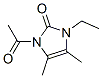 2H-Imidazol-2-one,  1-acetyl-3-ethyl-1,3-dihydro-4,5-dimethyl- Struktur