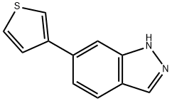 6-THIOPHEN-3-YL-1H-INDAZOLE Struktur