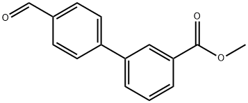 4'-FORMYL-BIPHENYL-3-CARBOXYLIC ACID METHYL ESTER Struktur