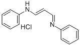 鹽酸-N-(3-苯氨基-2-丙烯亞基)苯胺 結(jié)構(gòu)式