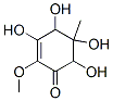 3,4,5,6-Tetrahydroxy-2-methoxy-5-methyl-2-cyclohexen-1-one Struktur