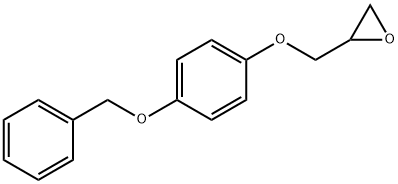 [[p-(benzyloxy)phenoxy]methyl]oxirane Struktur