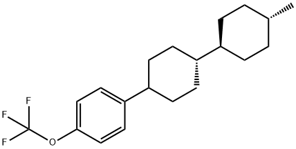 1-[(trans,trans)-4'-methyl[1,1'-bicyclohexyl]-4-yl]-4-(trifluoromethoxy)-benzene Struktur