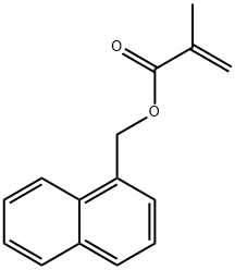 (1-Naphthyl)methyl Methacrylate Struktur