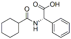 N-cyclohexanoyl-2-phenylglycine Struktur